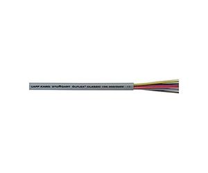 10 Metre Lapp 00101234 Ölflex Classic 100 Control Line 4 x 0.5 mm² without Green-Yellow Protective Conductor, 4 Core Cable, Colour-Coded PVC Cable, 4 Core