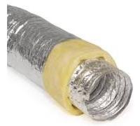 10 metre length 100mm Insulated Flexible Ducting
