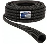 10 metre Non-Split Corrugated Cable Conduit Ducting 20mm External 14mm Internal Diameter Hose Pipe Channel for TV Coax Electric Wire Car Loom Fish Pond Low Voltage Power Socket Lead Marine Burial 10m