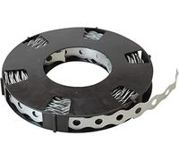 10 Metre Roll of 12mm Multi Purpose Perforated Galvanised Steel Strap Fixing Band