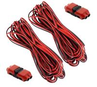 10 Metres 22AWG Electric Wire, 2-Core Black/Red Electric Wire, Extension Cable, 12V for LED Cable and Electronic Wiring Extension Cable