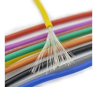 10 Metres 22AWG Yellow Silicone Wire by UMTMedia - Flexible Cable