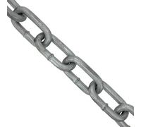 10 Metres 6mm X 24mm Galvanised Mild Steel Commercial Chain
