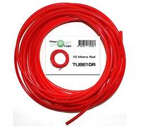 10 Metres Red 1/4” 6.4mm OD - LDPE tubing pipe for fridge water filters