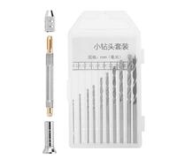10 Mini Hand Drill Set, Mini Hand Drill Set Drilling Micro Micro Portable DIY Steel Wood Jewelry Engravings Tools