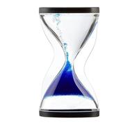 10-Minute Anti-Gravity Sand Timer - Premium Sensory Timer with Rising Sand Effect, Vintage Acrylic Desk Decor for Office & Home, Stress Relief & Focus Tool for Adults & Kids(Blue)