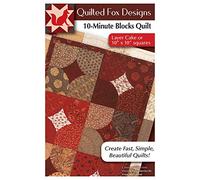 10 Minute Blocks Quilt Pattern: Layer Cake or 10 X 10 Squares