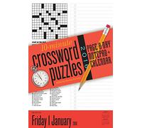 10-Minute Crossword Puzzles Page-A-Day Notepad + Calendar 2016