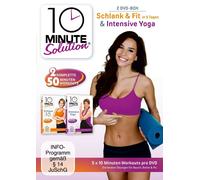 10 MINUTE SOLUTION - SCHLANK & FIT/YOGA INTENSIV 2 DVD NEW