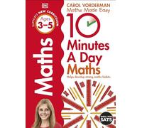 10 Minutes A Day Maths, Ages 3-5 (Preschool)