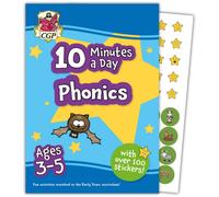 10 Minutes a Day Phonics for Ages 3-5 (with over 100 stickers)