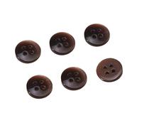 10 mm /11 mm /12.5 mm Round Resin Small Buttons, Color 11, 12.5mm 20 Pcs