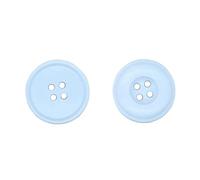10 mm-30 mm Round Resin Buttons, Color 8, 20mm 10 Pcs