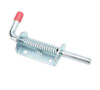 10 Mm Galvanized Iron Trailer Spring Pin Latch Bolt for RVs, Caravans and Trailers, Spring Loaded Lock Hinge for Garden Sheds and Gates,Field Camping Supplies