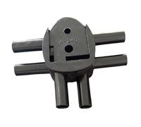 10 Mm Hose Connector for Dairy Milking Equipment | O.D 10 Mm Air Distribution Replacement Piece for Dairy Equipment Maintenance and Farm Spare Use