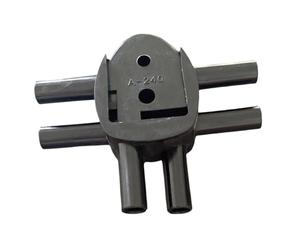 10 Mm Hose Connector for Dairy Milking Equipment | O.D 10 Mm Air Distribution Replacement Piece for Dairy Equipment Maintenance and Farm Spare Use