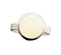 10 mm Natural Stone Open Rings for Women Lapis Lazuli Malachite Opal Classical Rings for Lady Wedding Gifts for Girls Adjustable