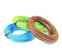 10 mm Single Core Conduit Cable 6491X Blue & Brown & Yellow/Green Ali's DIY - 3 metre Cut Length