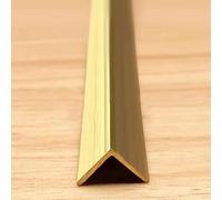 10 Mm X 10 Mm Stair Edging Trim Threshold Strips L Shape, Brass Transition Strip for Flooring, Step Nosing Edge Protector, Wall Corner Decoration(110cm(43 1/4"))