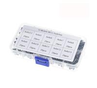 10 models 200pcs 6 * 6 Tact Switch Tactile Push Button Switch Kit, Height: 4.3MM~13MM DIP 4P microswitch 6x6 Key switch IDGTTLDF(200pcs)