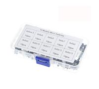 10 models 200pcs 6 * 6 Tact Switch Tactile Push Button Switch Kit, Height: 4.3MM~13MM DIP 4P microswitch 6x6 Key switch IDGTTLDF(100pcs)