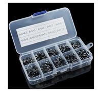 10 Models 200pcs 6 * 6 Tact Switch Tactile Push Button Switch Kit, Height: 4.3mm~13mm Dip 4P Switch 6x6 Key Switch