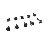 10 Models 6 * 6 Tact Micr o Switch Tactile Push Button Kit 4P 4.3 5~13MM DIP Waterproof Bracket 6x6 Key PCB Switchs DIY