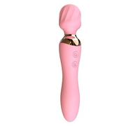 10 Modes Quiet Power Handheld Electric Bullet Tool Personal Body Relaxation Gift for Women Men,Handheld Pocket Bullet Stick Massage Wand for Neck Relax,Female Soft Toys,Strong Shock JHD8H (Pink)