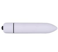 10 Modes Strong Shock Quiet Waterproof Bullet Tool Soft Silicone Toys for Women Pleasure, Mini Travel Small Size, Personal Bullet Tool Massage Ball Powerful Bullet Rod for Body Relaxing (White)