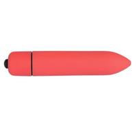 10 Modes Strong Shock Quiet Waterproof Bullet Tool Soft Silicone Toys for Women Pleasure, Mini Travel Small Size, Personal Bullet Tool Massage Ball Powerful Bullet Rod for Body Relaxing (Orange)