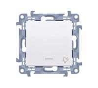 10 MODULE WHITE BUTTON ''BELL'' ILLUMINATED LED CD1L.01/11