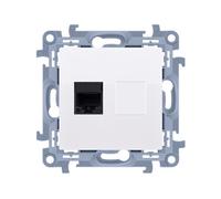 10 MODULE WHITE COMPUTER SOCKET 1X UAE 8 CAT.6 UTP C61.01/11