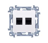 10 MODULE WHITE COMPUTER SOCKET 2X UAE 8 CAT.5E UTP C52.01/11