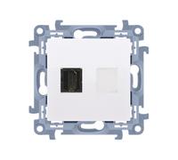 10 MODULE WHITE SOCKET 1X HDMI 10 CGHDMI.01/11
