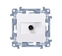 10 MODULE WHITE TV SOCKET END 10 CAK1.01/11
