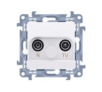 10 MODULE WHITE TV SOCKET PASSAGE 10DB 10 CAP10.01/11