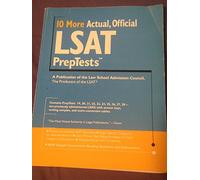 10 More Actual, Official LSAT PrepTests (Lsat Series)