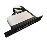 10" Network Rack Mount Compatible with UniFi Lite 8 PoE Switch Ubiquiti USW-LITE-8-POE 52W (White)
