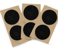 10 NFC Tags, NTAG215 NFC Tags,NFC Sticker Anti Metal,Black Round 25mm(1 inch) NFC Stickers,Compatible with TagMo and Amiibo with Adhesive Back for Easy Fixing and Storage Box