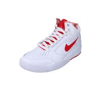 NIKE Air Flight Lite MID Mens Trainers DJ2518 Sneakers Shoes (UK 10 US 11 EU 45, White University red 101)