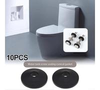 10 Non Slip Rubber Toilet Fixings for Seat, M6 and M8 Compatible, Simple Solution for Wobbly Toilets (M8)