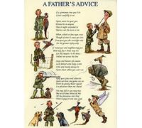 10 Notecards with envelopes."A Father's Advice" by Bryn Parry. A great shooting or hunting gift. Perfect for Thank you letters, invites etc