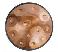 10 Notes Steel Hand Drum Handpan With Soft Bag In Hand Pan D Minor Prremium Gold Handpan 9/12 Notes for Adults Concert Stand 22 Inches (Color : 432Hz, Size : 12 notes)