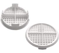 10 Number Timloc 70mm White Plastic Round Circular Push in Soffit Air Vents Vivarium