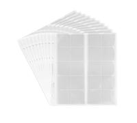 10 numismatic Prophila coin sheets, 20 pockets up to 34 mm Ø, e.g. 5 DM, 2 DM