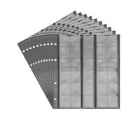10 numismatic Prophila coin sheets, 30 pockets up to 25 mm Ø, e.g. 5 DM, 2 DM