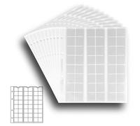 10 numismatic Prophila coin sheets, 48 pockets up to 17 mm diameter