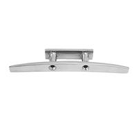 10" Open Base Stainless Steel Cleat for Boat Yacht, Easy Installation Dock Cleat for Kayaks, Boats, Docks