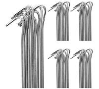 10 Or 50 x Metal Pegs Ground Tent Camping Anchor Hiking Tarpaulin Galvanised Gazebo Beach Steel Hooks Outdoors Travel UK FREE P&P (50 x METAL GROUND PEGS)