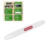 10" OREGON Single Rivet Guide Bar 3/8" x .050" (1.3mm) - 100SDEA041